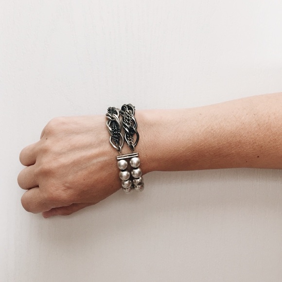 Faux Pearl Bead Bracelet
