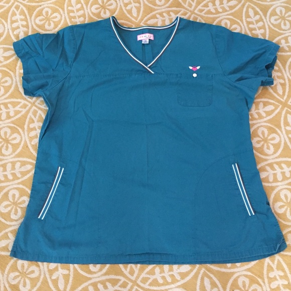 Koi by Kathy Peterson Scrub Top