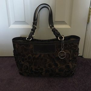 Coach Signature Small Tote in Brown