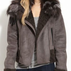 Laundry by Shelli Segal Aviator Coat