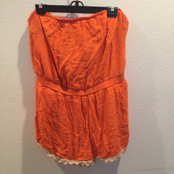 Orange romper