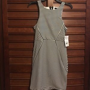 Beautiful black and white striped  dress