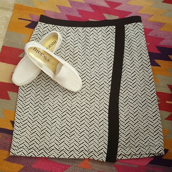 Zac and Rachel Black and White Wrap Skirt - Picture 1 of 4