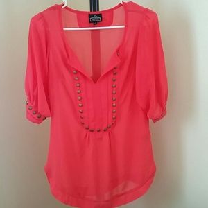 Angie embellished top