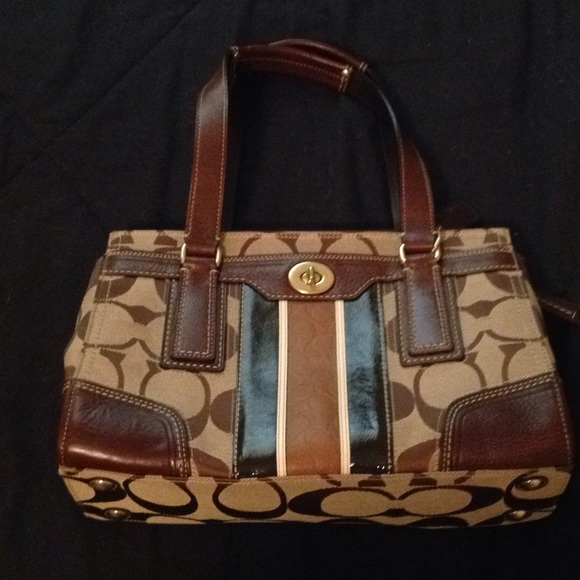 Coach handbag. Brown. Never used
