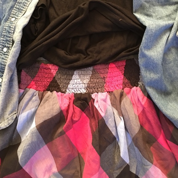 Plaid summer mini skirt - Picture 3 of 3