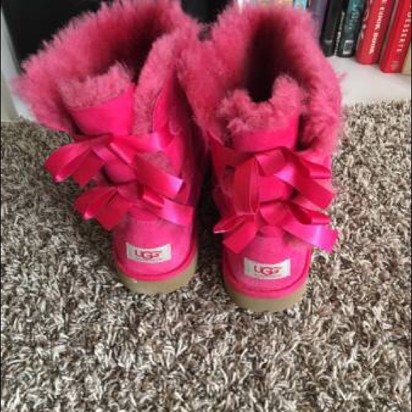 Pink Bailey Bow Uggs