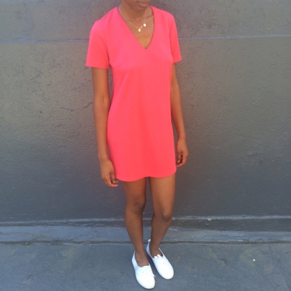 Textured T-shirt Dress