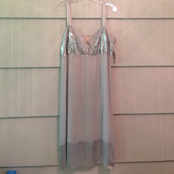 Michael Kors Silver Sequin Dress