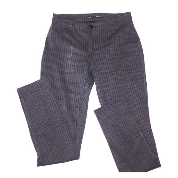 Striped skinny business pants