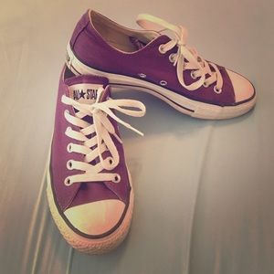 Purple Converse Sneakers