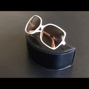 Marc by Marc Jacobs white sunglasses.