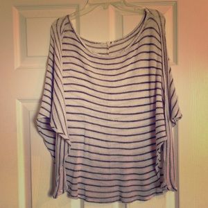 Black and white striped sweater