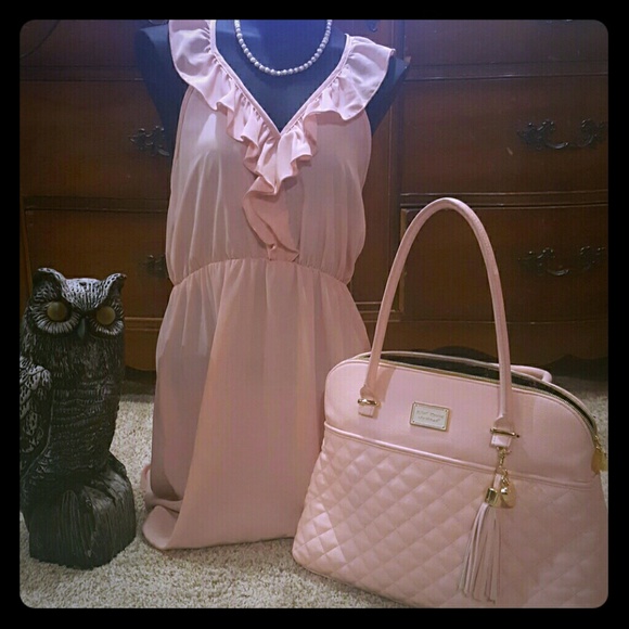 Gorgeous blush dress by Everly