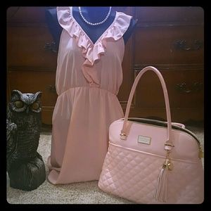 Gorgeous blush dress by Everly