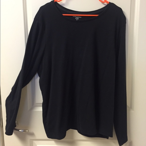 Long Sleeved black tee-like new!