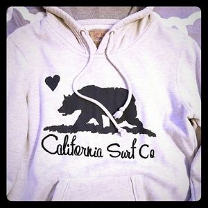 Grey Cali Love Hoodie