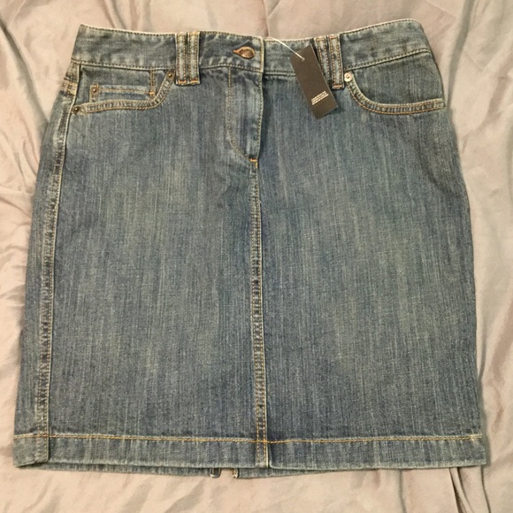 Ann Taylor Loft jean skirt