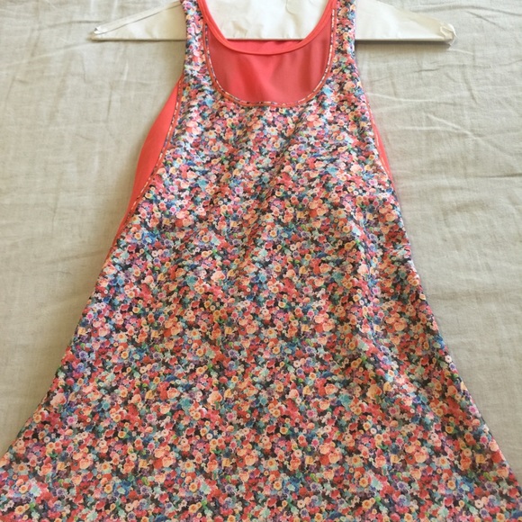 Lululemon mesh with me tank floral flowabunga 2