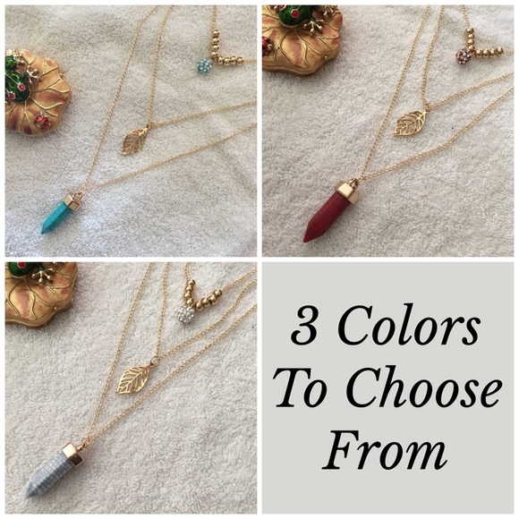 Triple Layer Necklace - Picture 2 of 3