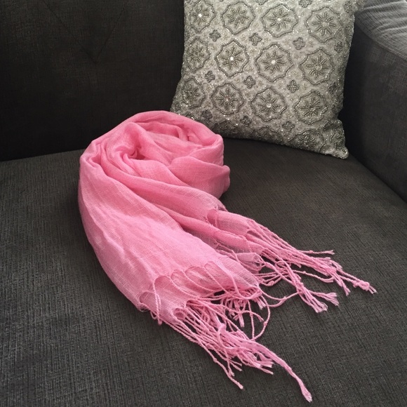 Pink scarf