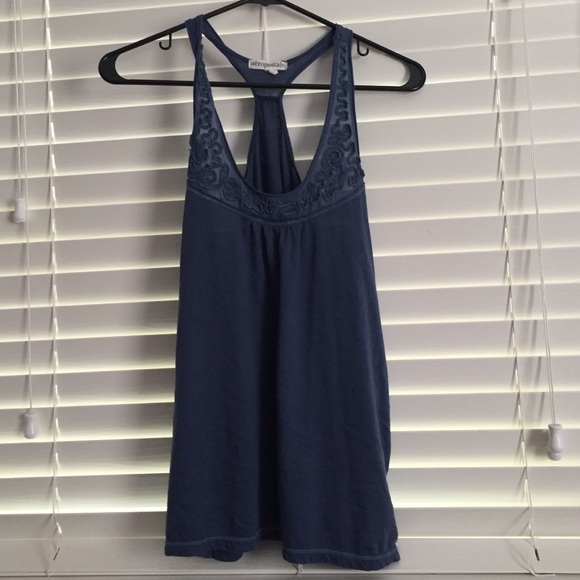 Blue Aeropostale tank top