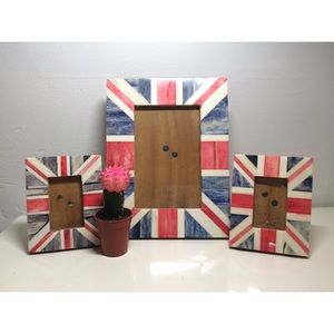 Three Anthropologie British Picture Frames