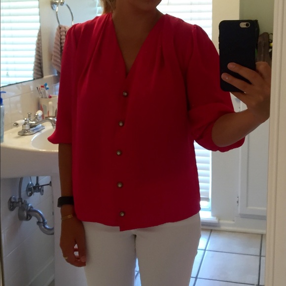 Watermelon pink top - Picture 2 of 3