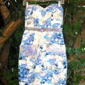 Tracey Reese SZ 2 watercolor form-fitted dress