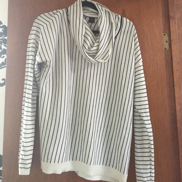 Ann Taylor striped cashmere sweater