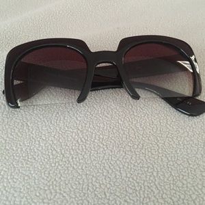 Square round women sunglasses