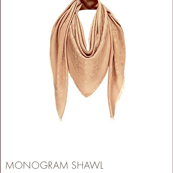 Louis Vuitton monogram shawl