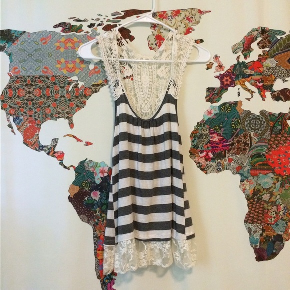 Adorable Striped Tank