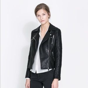 More pics Zara leather jacket