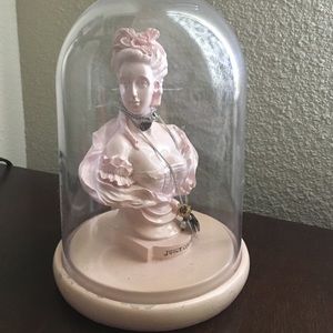 Juicy Couture bust with peace necklace