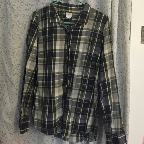 J Crew plaid button down