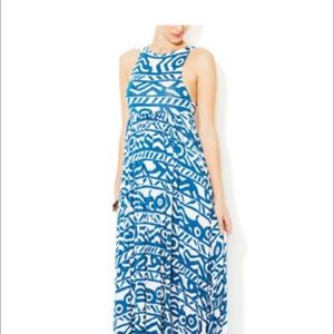 Rachel Pally Anya dress XS blue white print