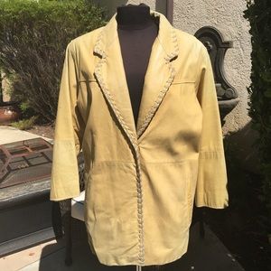 Leather 70's Vintage Buckskin COLOR Jacket