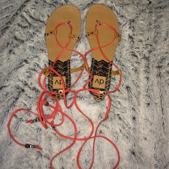 Lace up gladiator sandals