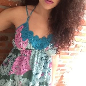 Silk Floral Hale Bob Dress