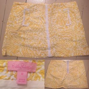 Skort in Sunglow Yellow Seacups