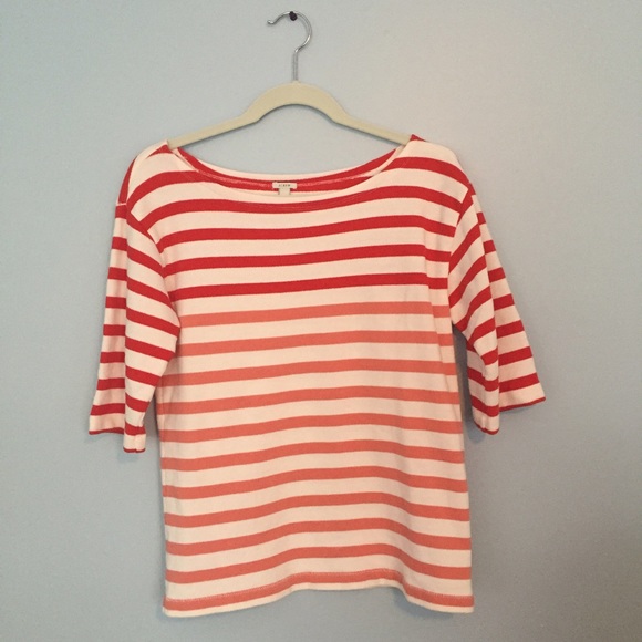 J. Crew Striped Blouse