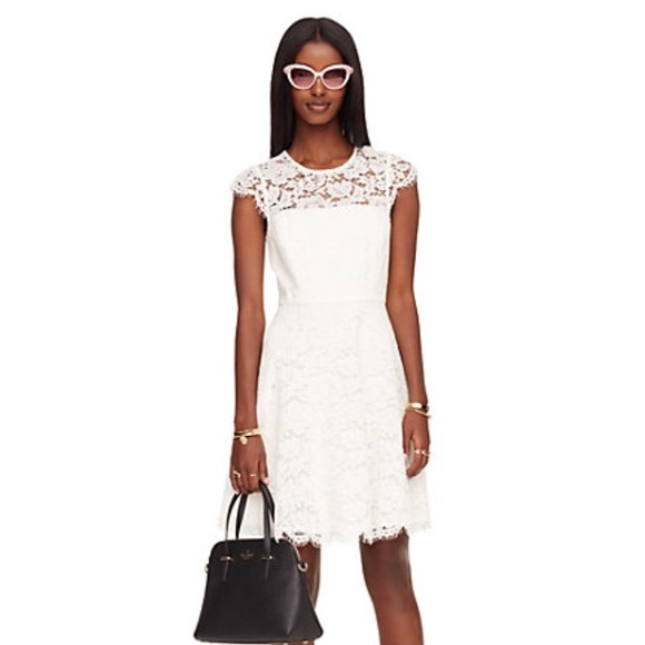 Kate Spade Lace Fit and Flare Dress
