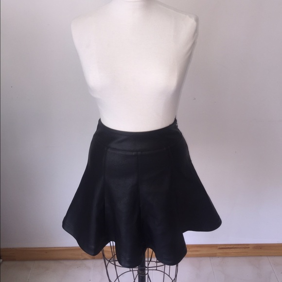 Black Leather skirt
