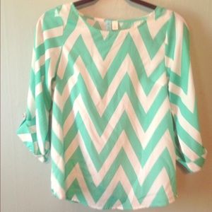 Adorable Chevron Blouse