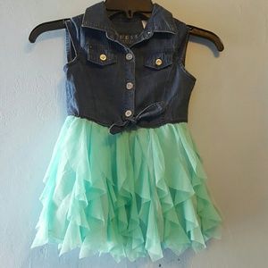 LIKE NEW!! Super cute GUESS dress for little girls
