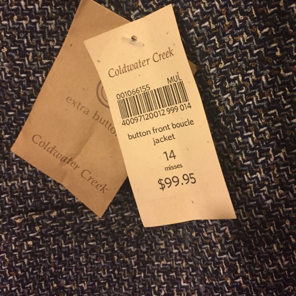 Coldwater Creek Jackets & Coats - π sale! 25$. NWT Coldwater Creek blazer size 14. Coldwater Creek Jackets & Coats - π sale! 25$. NWT Coldwater Creek blazer size 14.