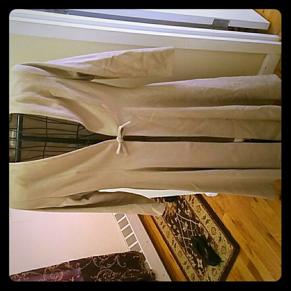 Yasman Jackets & Coats Cream Duster Coat Poshmark