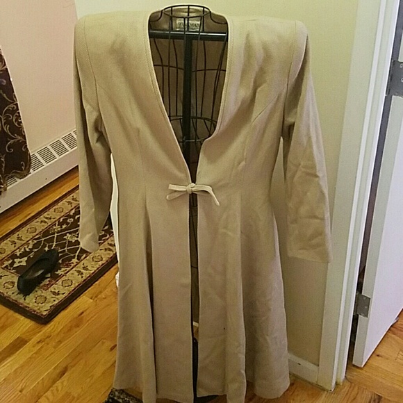 Yasman Jackets & Coats Cream Duster Coat Poshmark