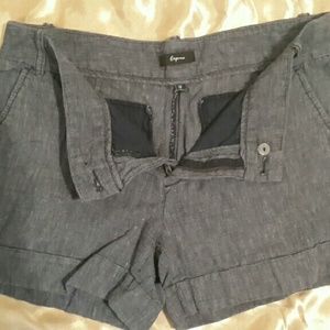 Express linen shorts